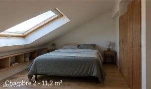 Appartement sous les toits – Hendaye, quartier du Port – Rénovation en cours (image 3)