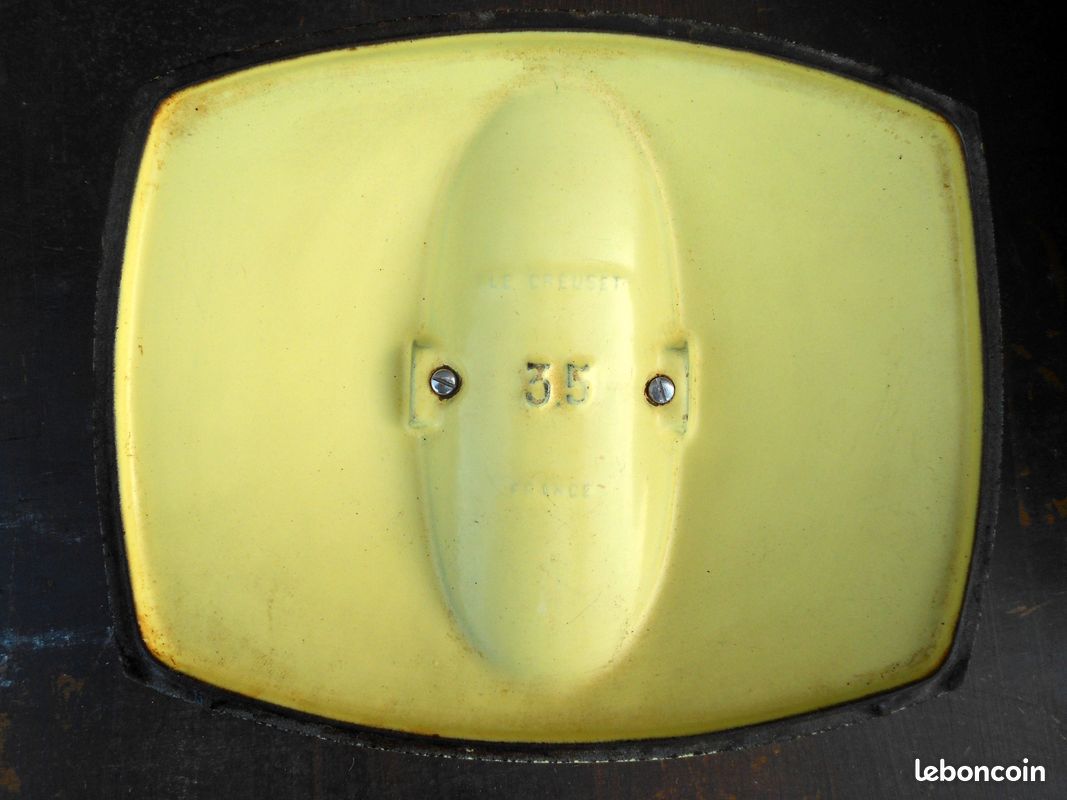 Cocotte en fonte vintage Le Creuset Raymond Loewy France années 50 60 70 (image 6)