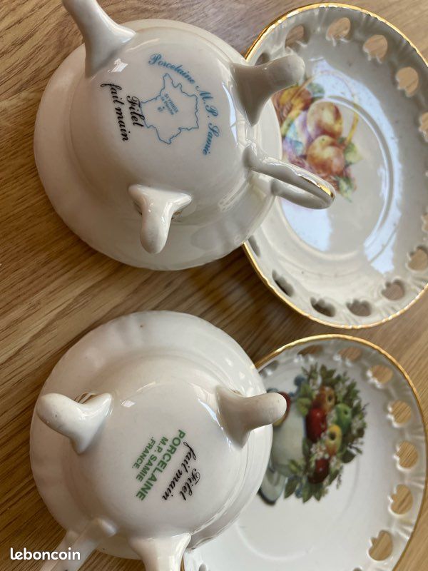 Lot de 2 tasses en porcelaine (image 3)