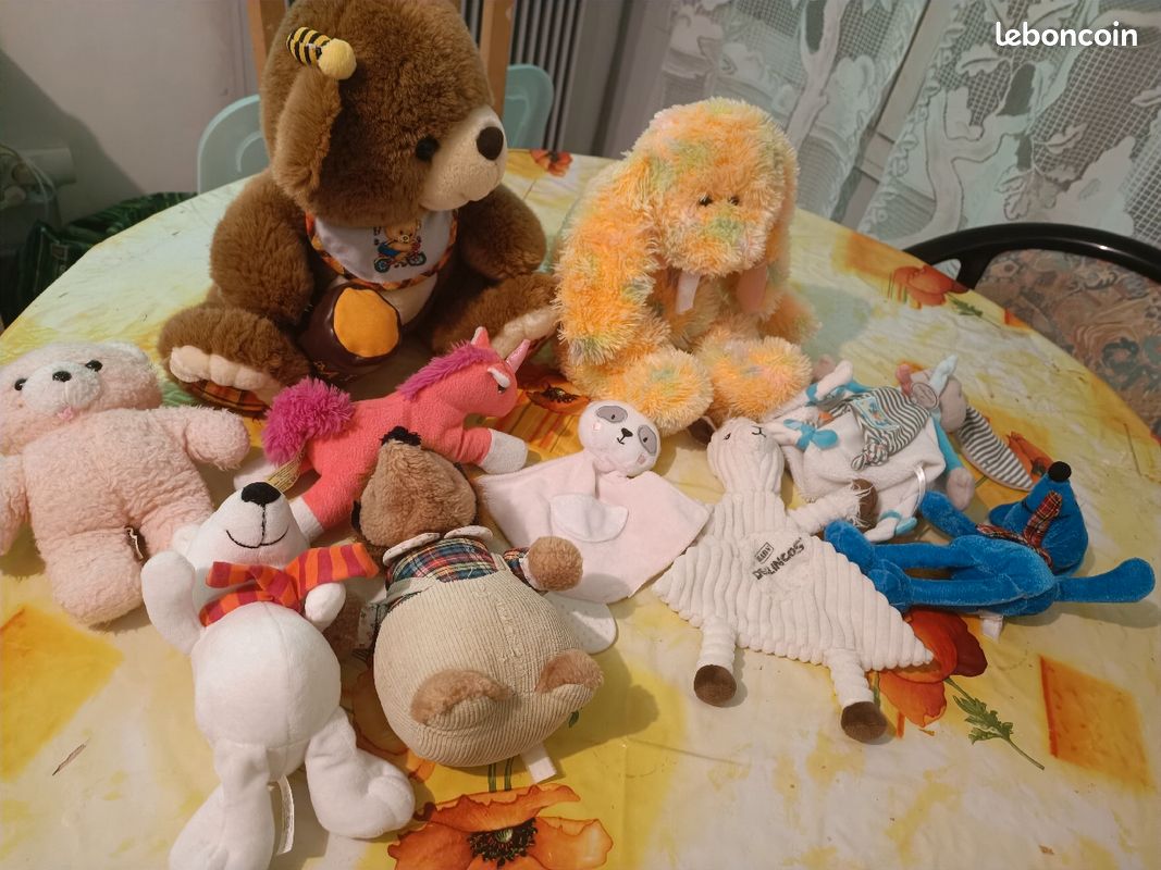 Lit parapluie+poussette+ jouer enfant et lot nounours (image 4)