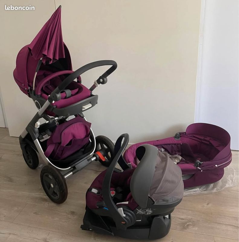Stokke Trailz poussette tout-terrain + ISOFIX (image 1)