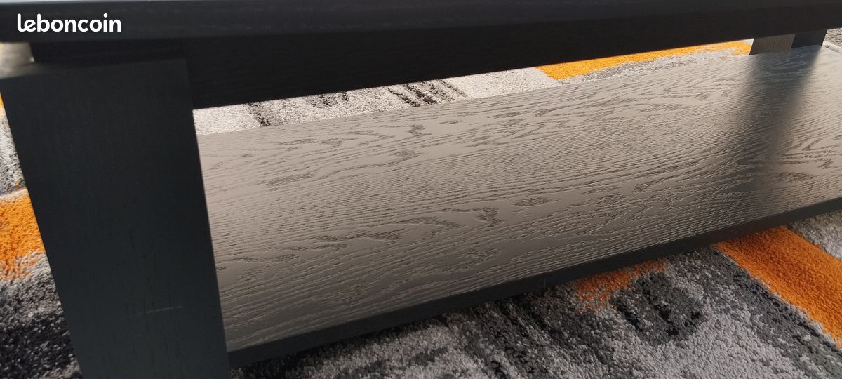 Table Basse Verre Gris/Blanc (image 2)