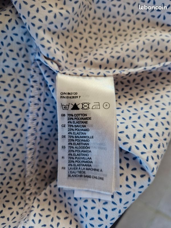Top ete bleu T L (image 4)