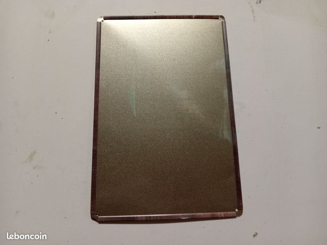 Plaque En Tôle Humoristique 20x20 Cm – Métal – Fabriquée En France