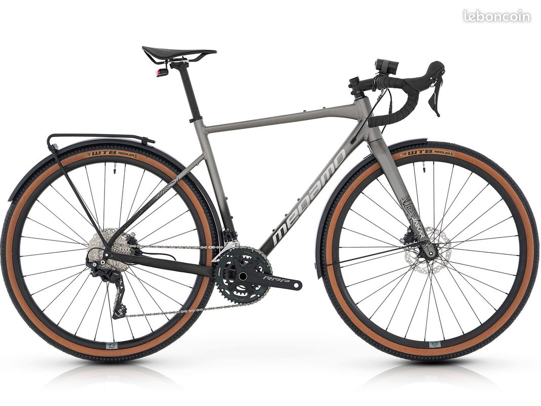 Vélo gravel alu/carbone Megamo Jakar 30 Equipped grey GRX RX-400 10v 2025 Couleur - Gris, Taille - (image 1)