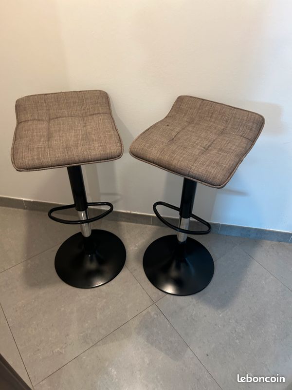 2 chaises tabourets (image 2)
