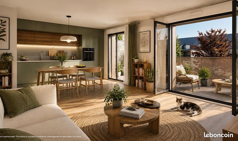 Appartement 3 pièces 59 m² · à Saint-Aubin-d'Aubigné · 59 m² · 209 900 €