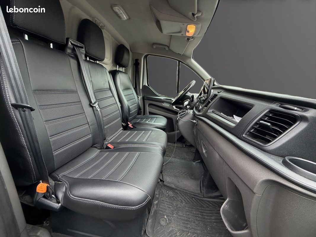 Ford transit custom fourgon 320 l1h1 2.0 ecoblue 130 bva trend business - tva récupérable - carplay - radar av/ar - climatisat (image 4)