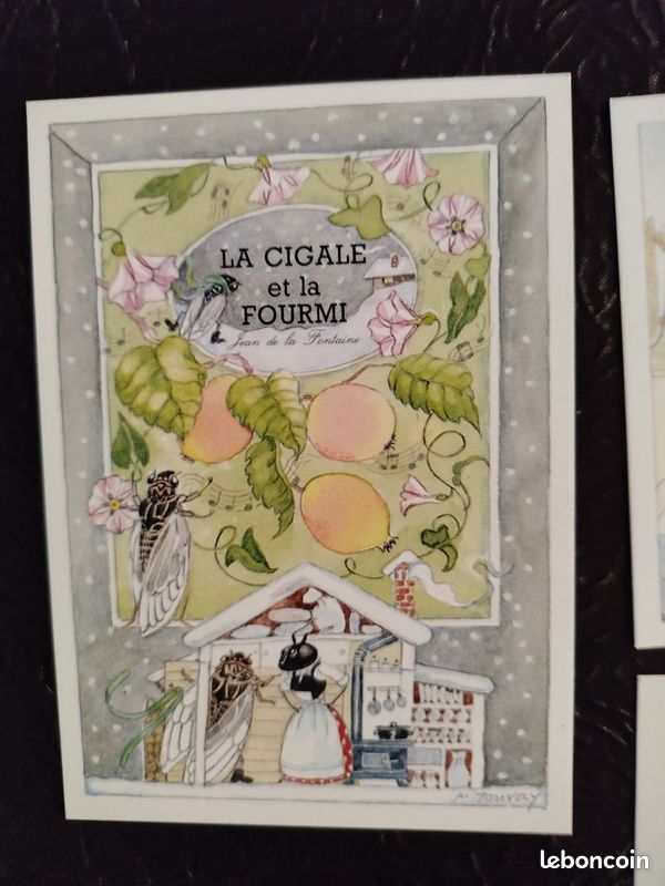 3 cartes postales la Fontaine (image 2)