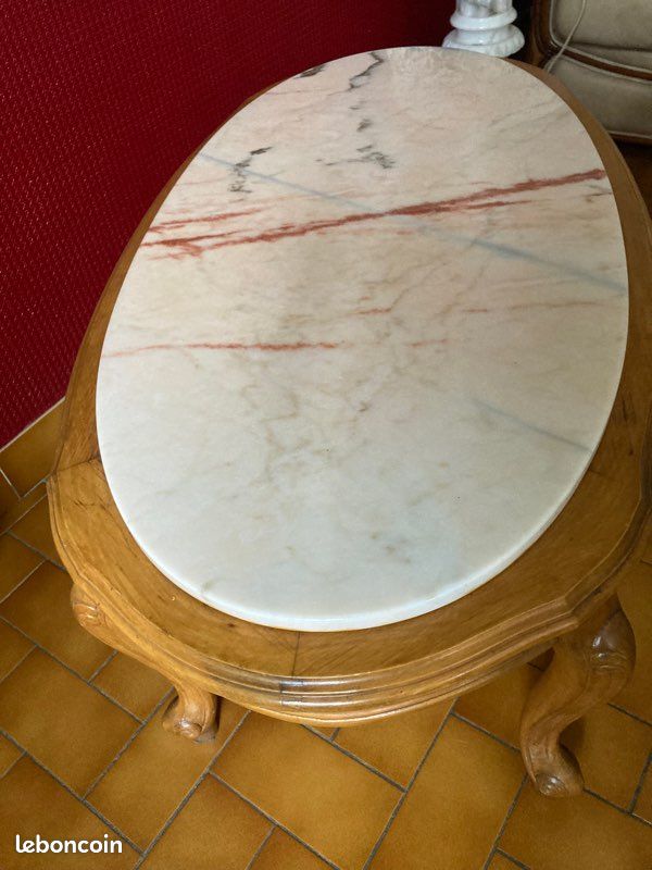 Table basse plaque en marbre (image 2)