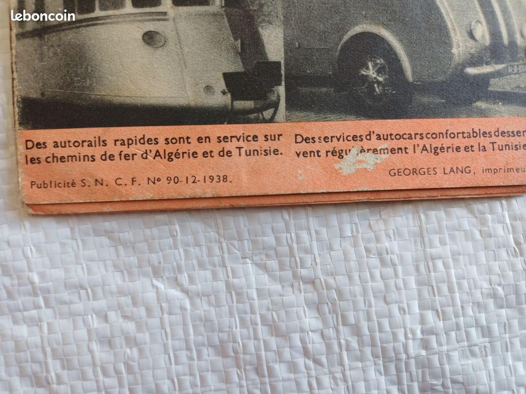 Publicité touristique pour l’Algérie et la Tunisie 1938 (image 7)