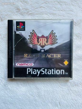 Jaquette Avant/recto Seulement Pour Jeu Rage Racer PS1 (PlayStation) - Version PAL - Bon état
