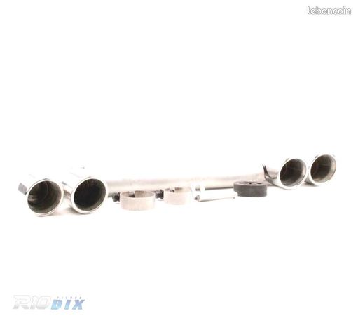 Embout D'échappement Double Sortie Pour BMW Série 3 F30 F31 318i (2013+) - Acier Inoxydable Argenté - Style Sport - Installation Facile