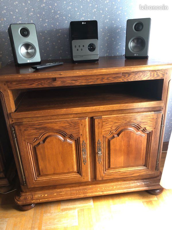 Meuble TV chêne (image 1)