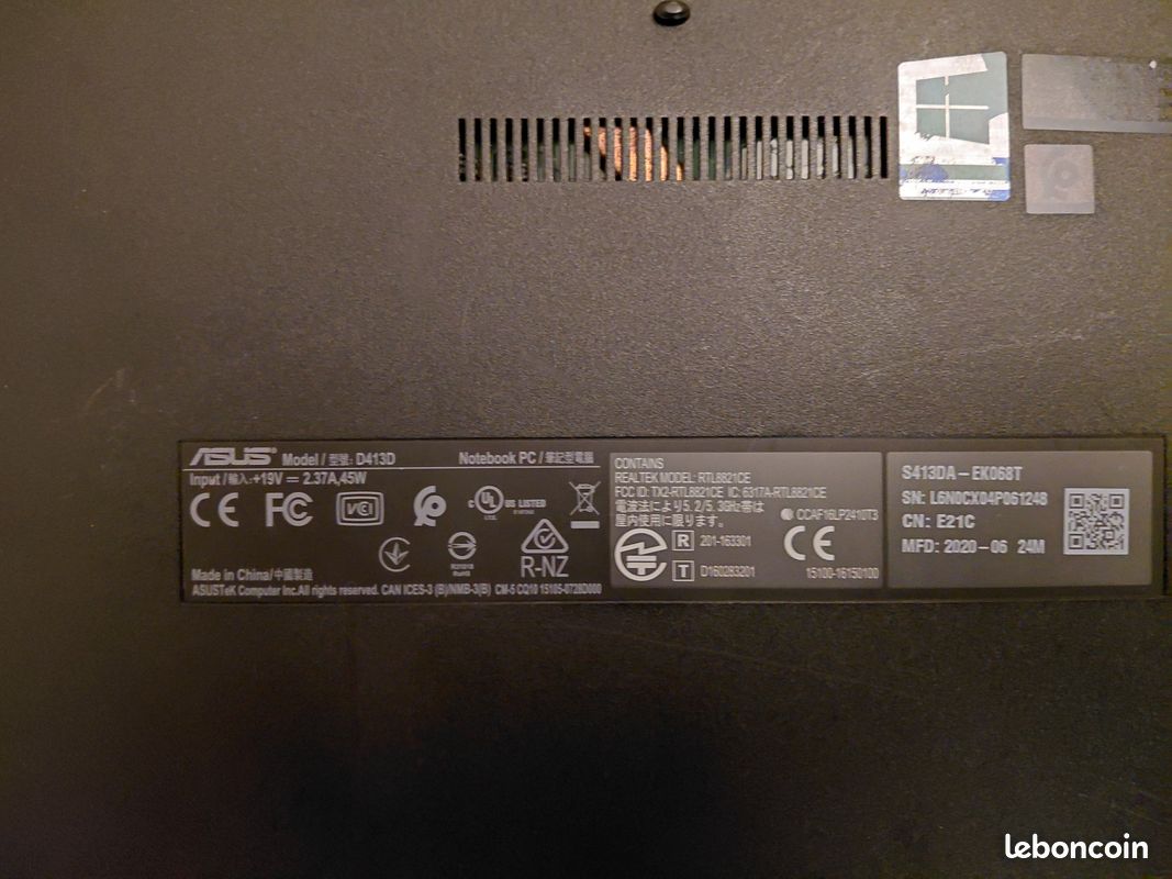 Pc portable VIVOBOOK 2020 windows 11 (image 7)
