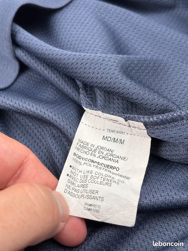 Polo Under Armour | Taille M Homme | Bleu marine | Logos avant arrière #770 (image 10)