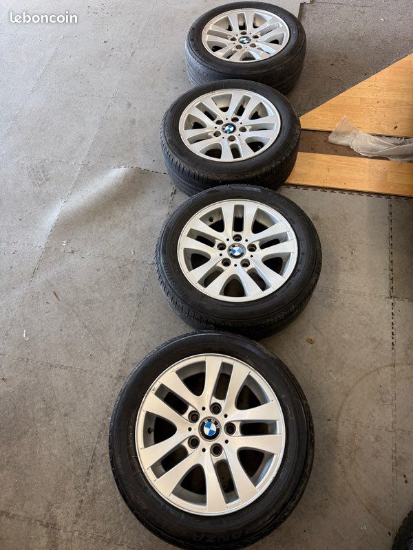 4x Jantes alu pour bmw série 3 e90 monté 205/55R16 (image 1)