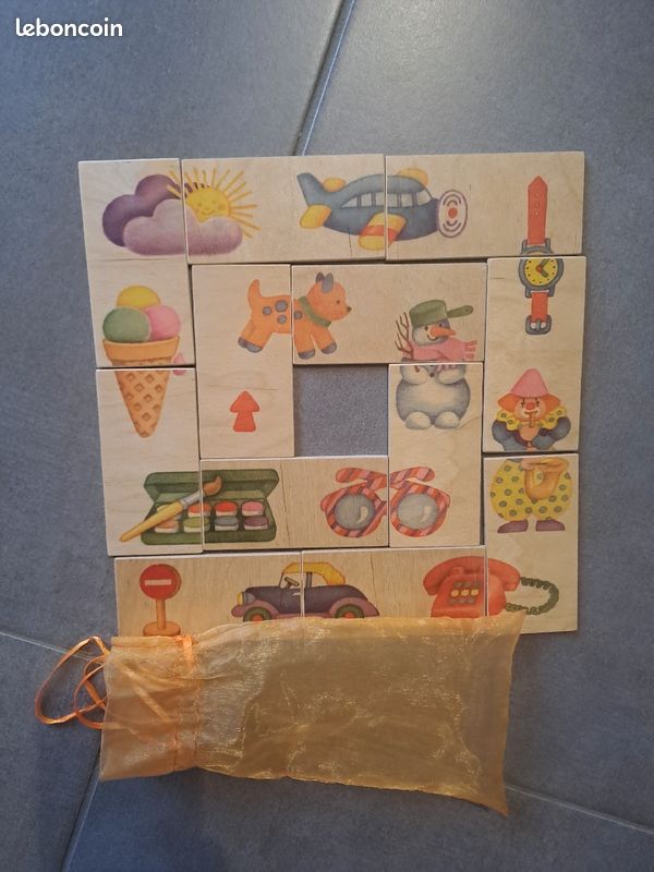 Jeu domino bois d'éveil (image 1)