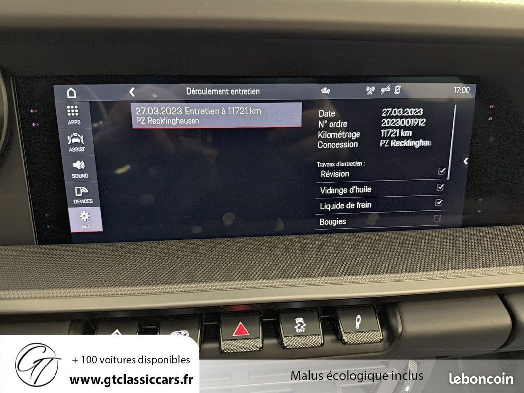 PORSCHE 911 Carrera S Cabriolet 3.0i 450 PDK (image 19)