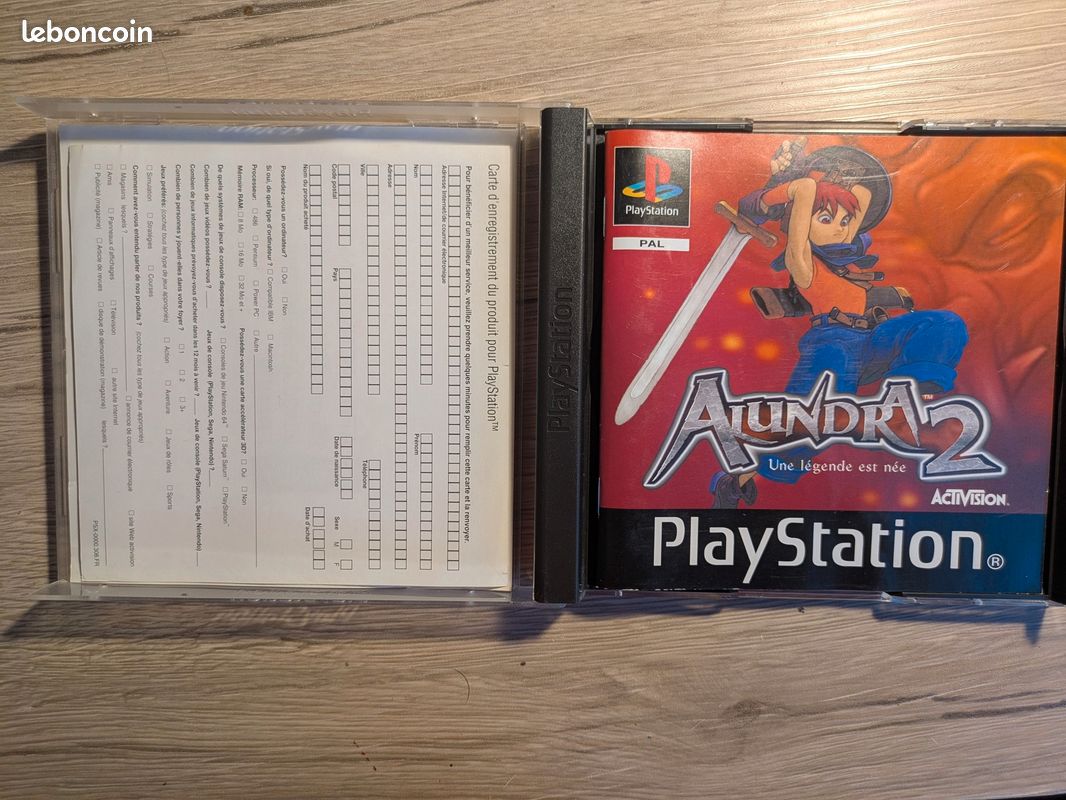 Alundra 2: A New Legend Begins Sony Playstation 1 PS1 CIB Refurbished & Tested
