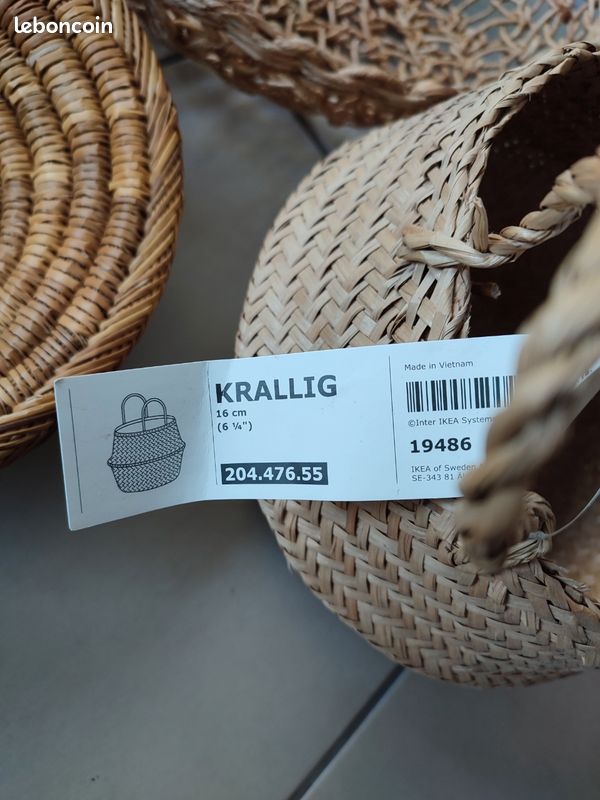 Lot paniers Ikea (image 6)