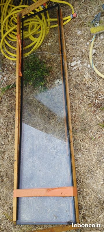 Vitre double vitrage 185x40x3cm verre sécurité blindé (image 1)