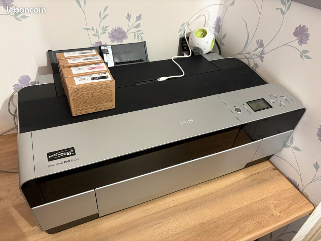 Epson Stylus Pro 3800 + Cartouches neuves (image 1)