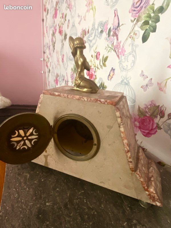 Art deco - parure horloge - marbre (image 3)