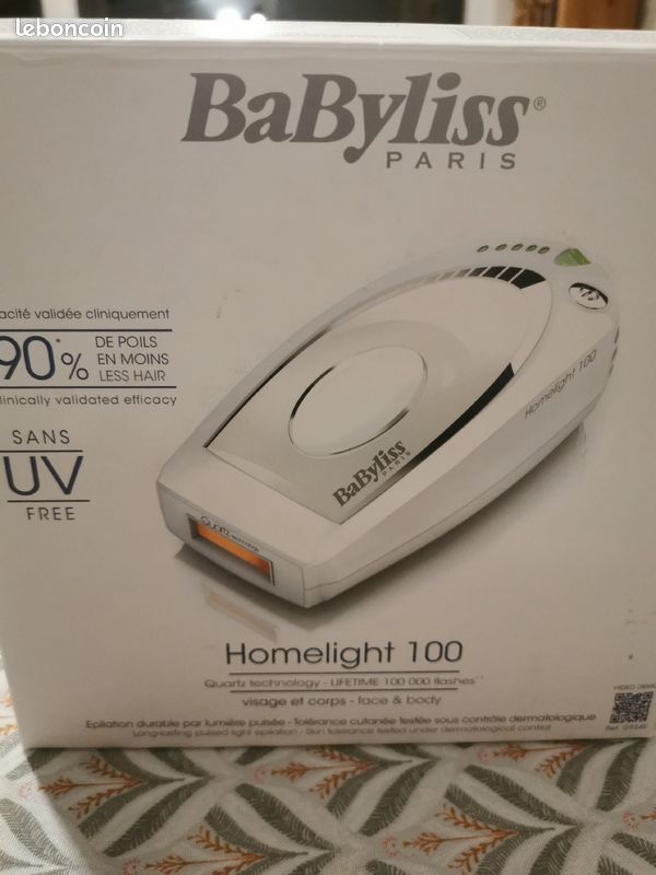 Epilateur lumière pulsée BABYLISS Home light 100 Électroménager