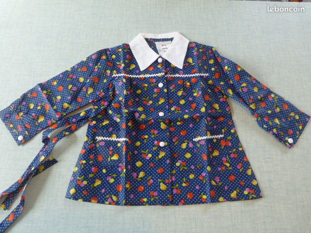 Robe Vintage 70s Psychédélique - Made in France - 3 Ans - NEUVE (image 2)