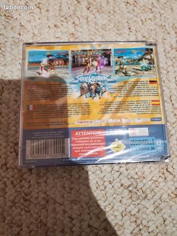 Jeu SoulCalibur Sur Sega Dreamcast – Comme Neuf Sous Blister – Édité Par Sega