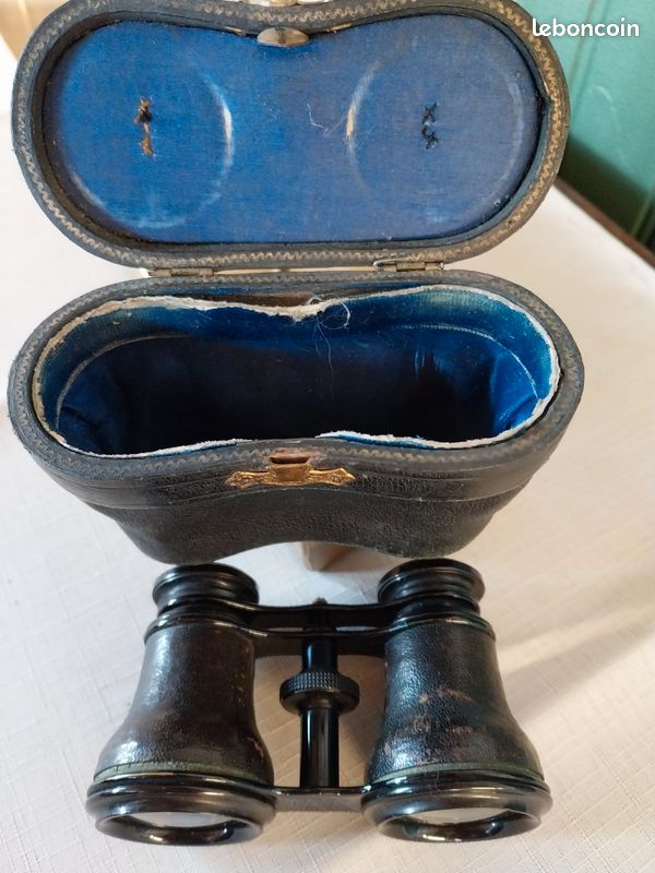 Jumelle De Théâtre Ancienne – Zoom 5x – Fabriquée En France – Argenté