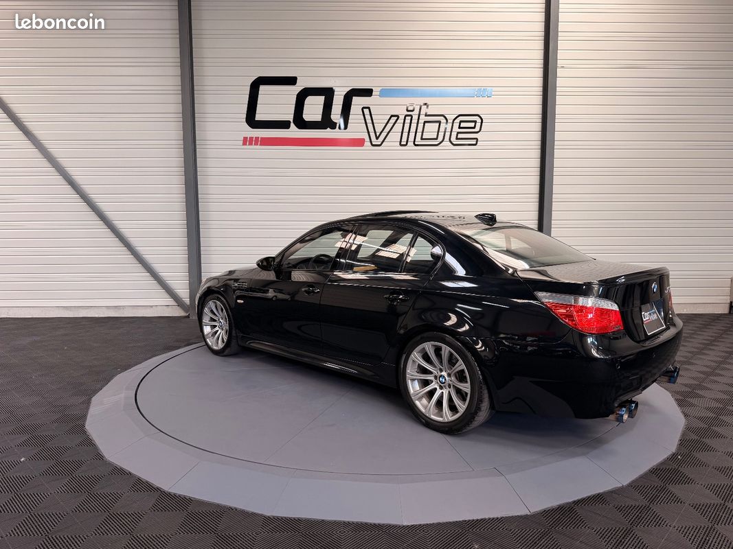 Bmw m5 e60 v10 - sieges chauffants av/ar - sieges av electriques - ciel de toit alcantara- toit ouvrant - g (image 8)