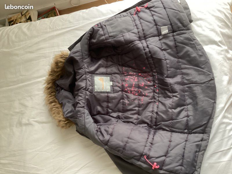 Manteau fille marque wanabee 10 ans grise (image 3)