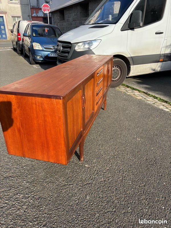Ancienne grande enfilade scandinave teck vintage (image 11)