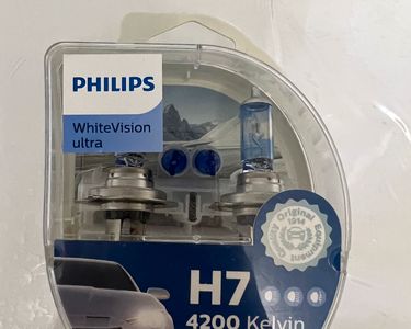 Ampoule Philips H7 ou H4 White Vision ultra - Équipement auto