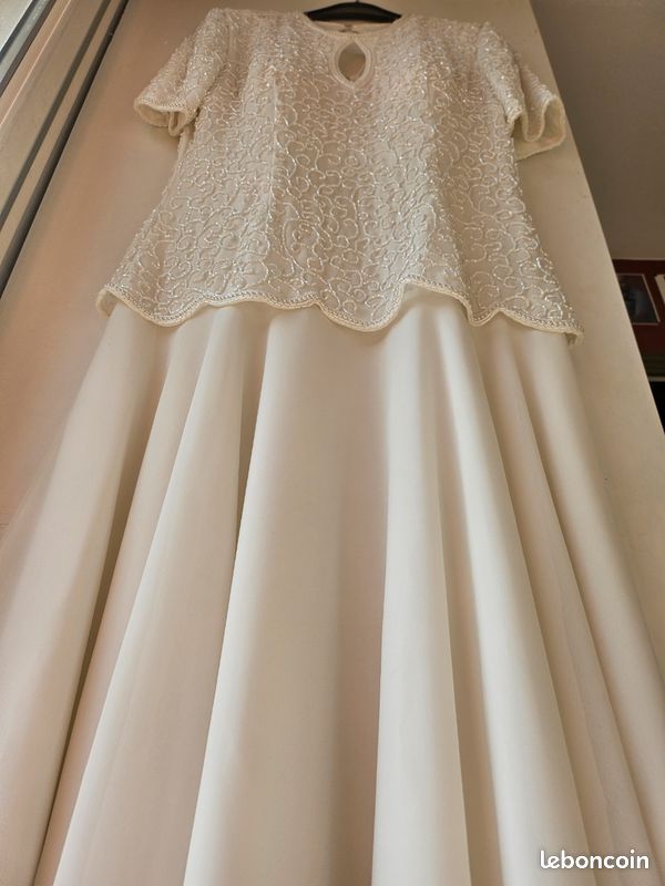 Robe mariée/ cérémonie Anne French Création – (UK 10