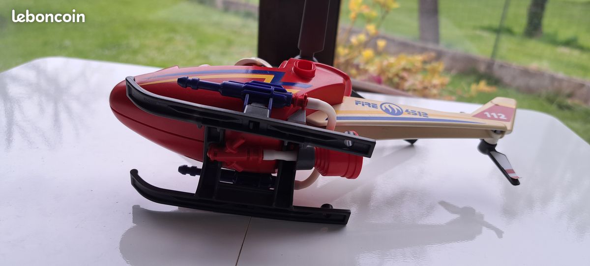 PLAYMOBIL Hélicoptère pompier 4512 (image 5)