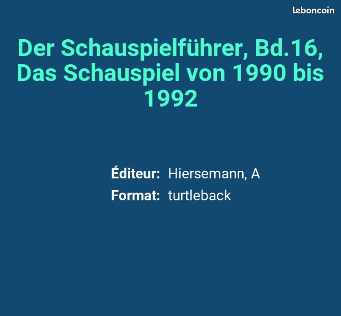 Der Schauspielführer, Bd.16, Das Schauspiel von 1990 bis 1992 (image 2)