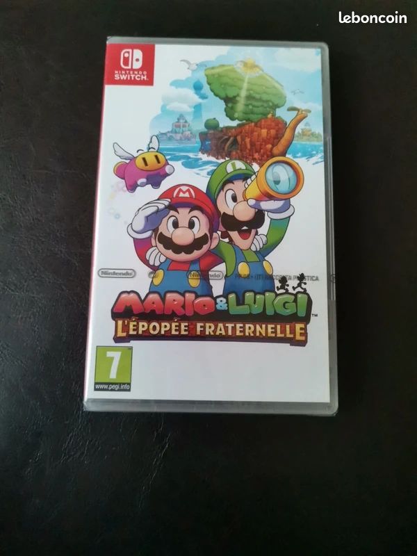 Jeu Mario et Luigi l'épopée fraternelle sur Nintendo switch encore sous blister jamais ouvert (image 1)