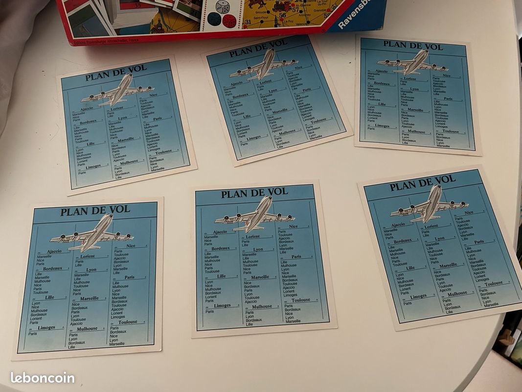 Jeu De Société Ravensburger 'À Travers La France' - Occasion Complet - À Partir De 8 Ans