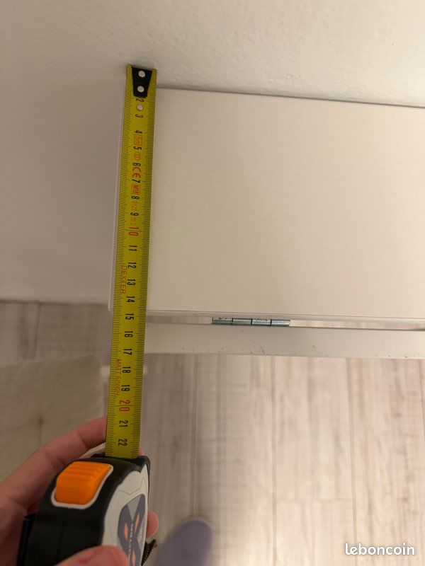 IKEA MUDDUS Table abattante Blanc 48/92 x 60 cm