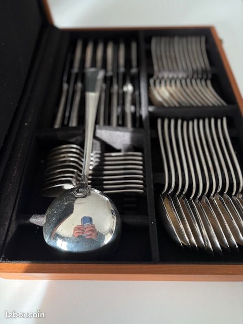 Ménagère St Hilaire Modèle America - 50 Pièces En Argent Plaqué - Parfait état