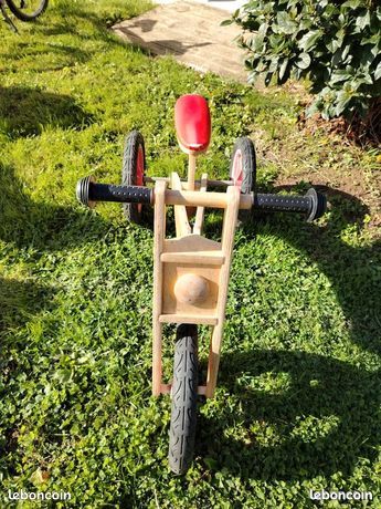 Draisienne en bois 3 roues (image 7)