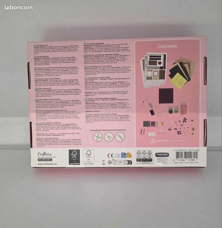 Kit miniature diy craft avec lumière led ramen restaurant (image 2)