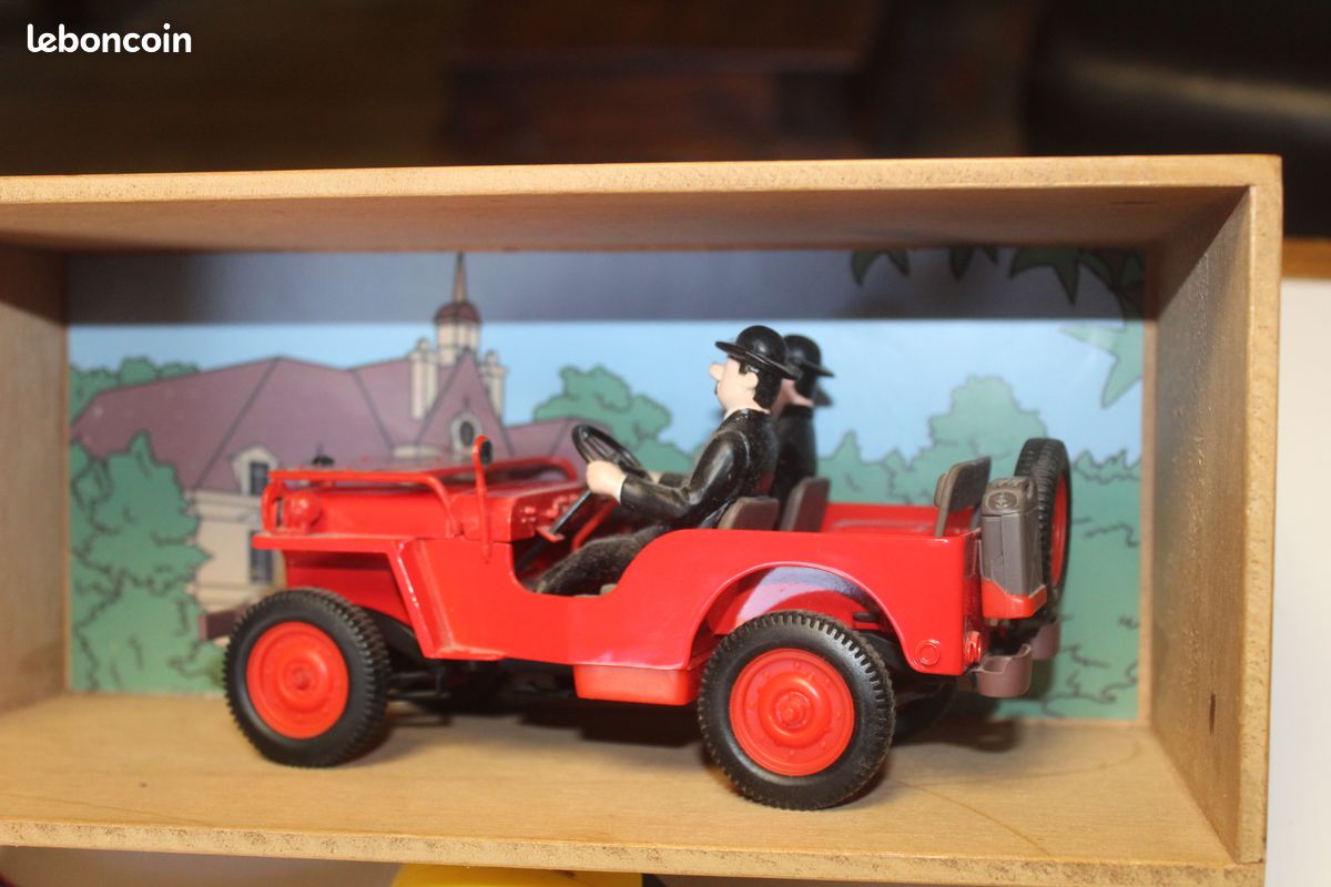 ATLAS TINTIN 1/43 La Jeep Willys au pays de l'or noir EUR 9,00