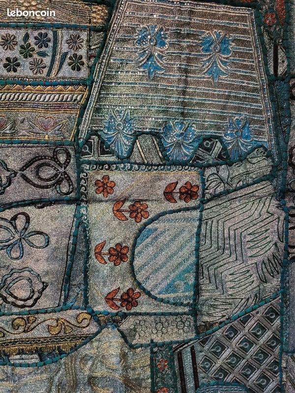 Art indien : tenture murale patchwork (image 8)