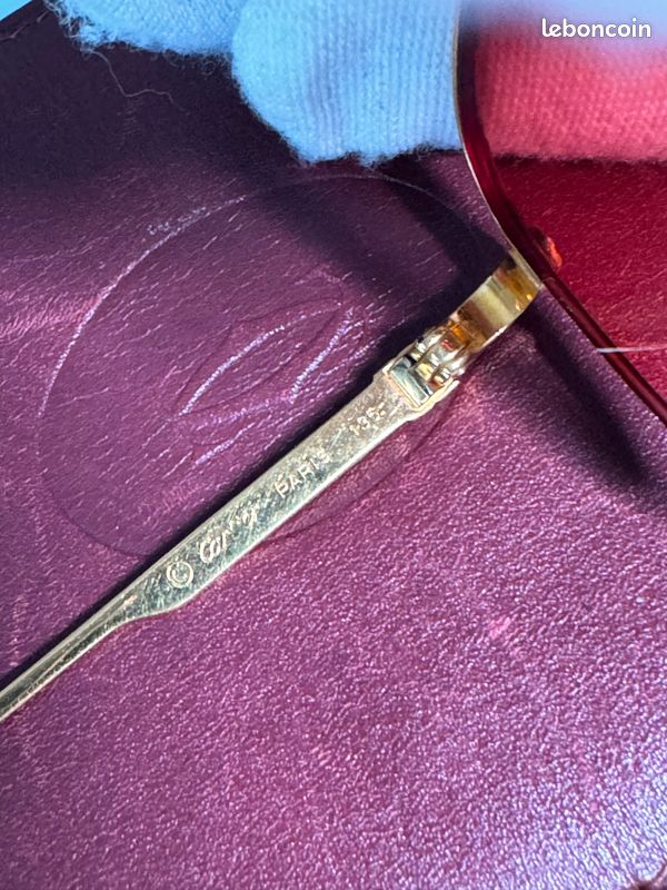 Lunettes de soleil Cartier Colisée 135 (image 4)