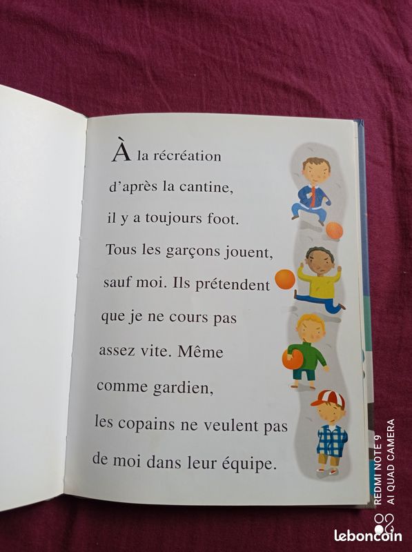Livre enfant jeunes lecteurs, Tous les jours c'est foot, Éditions Nathan (image 2)
