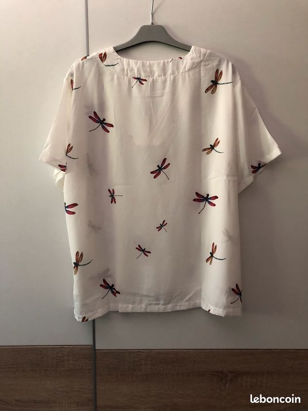 Tunique courte impressions papillons 3XL (image 3)